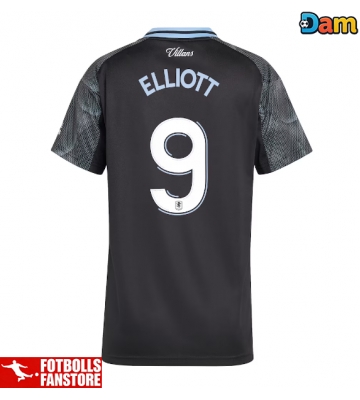 Aston Villa Harvey Elliott #9 Bortatröja Dam 2025-26 Kortärmad